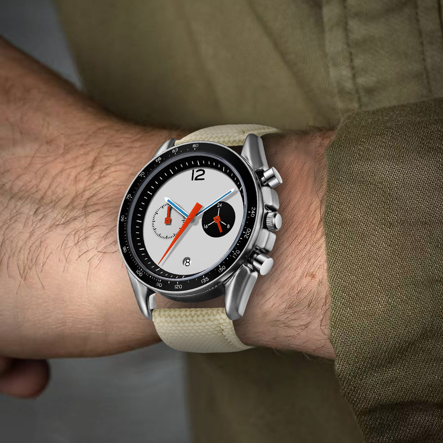 Smartwatch Sports Watches For Men - CILOA Vintage Racing Chronograph Men Watch