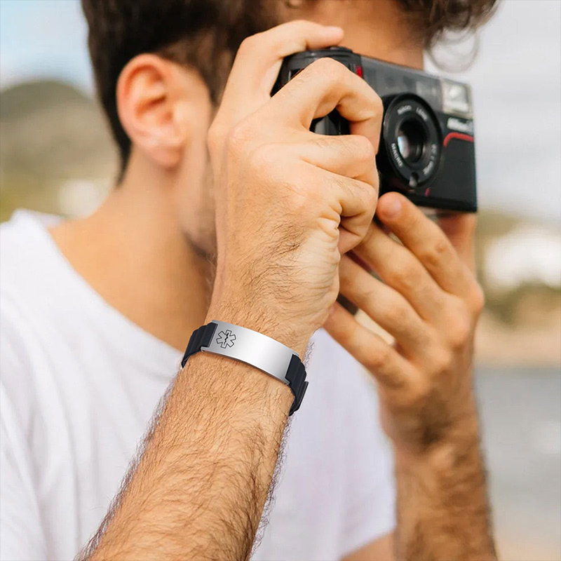 Custom Medical ID Bracelet for - đánh giá và giá Smartwatch Sports Watches For Men