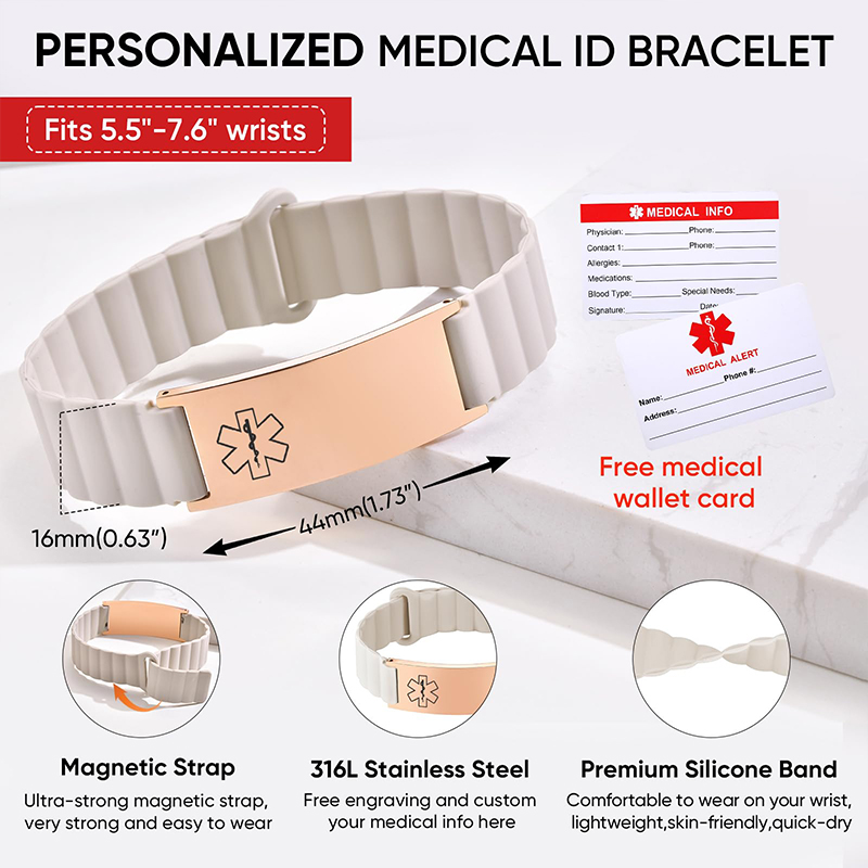 Custom Medical ID Bracelet for - đánh giá và giá Smartwatch Sports Watches For Men