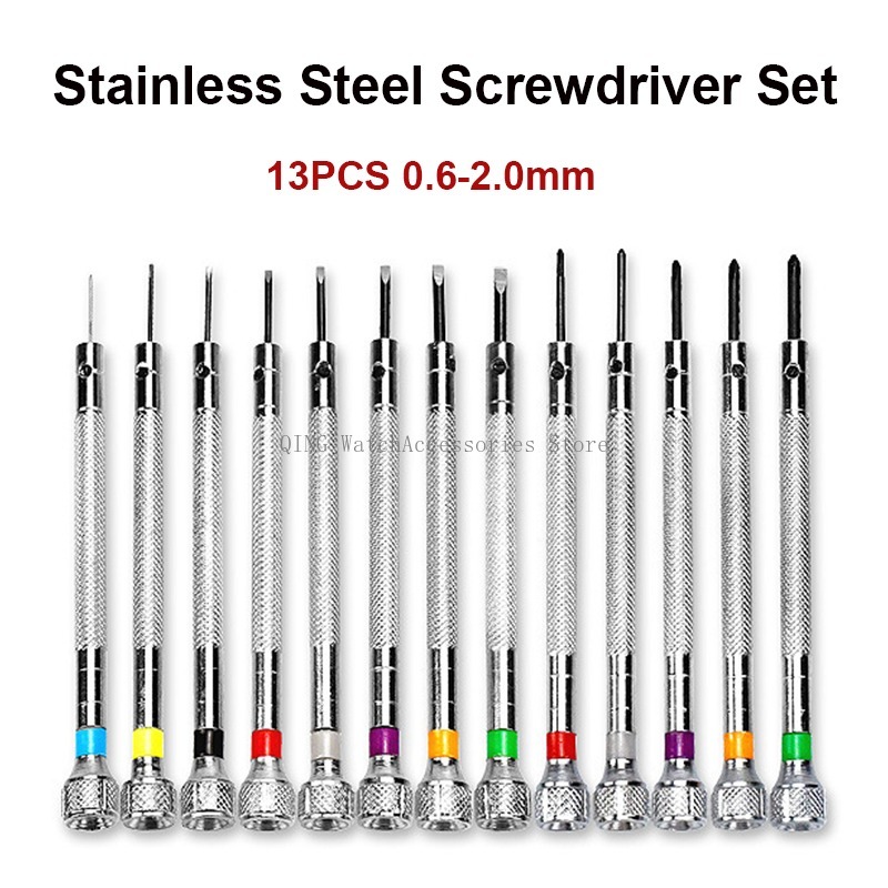 13Pcs 0.6mm-2.0mm Watch Repair - đánh giá và giá Watchmaker Screwdriver