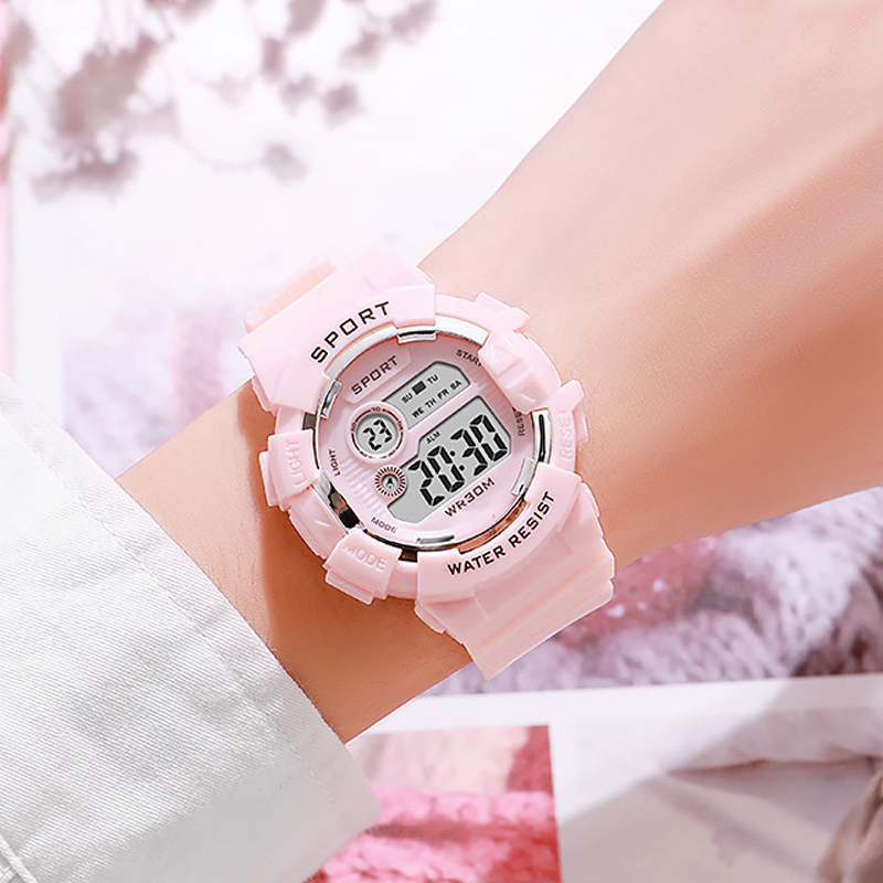 Fashion Kids Watches Luminous  - đánh giá và giá Smartwatch Digital Watches For Kid Boy With Alarm
