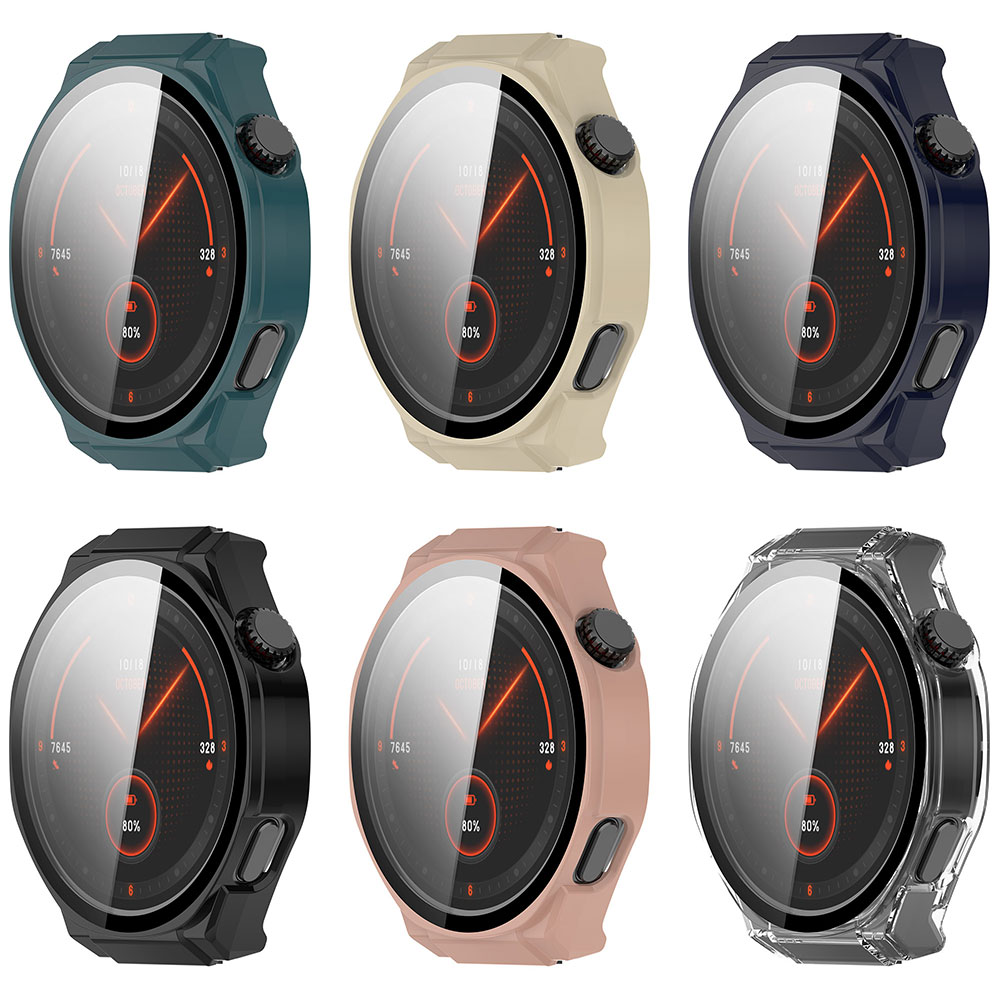 PC + Tempered Glass Case For H - đánh giá và giá Smartwatch English