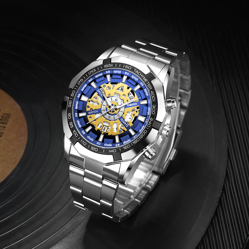 Luxury Fashion Skeleton Watch  - đánh giá và giá Smartwatch Sports Watches For Men