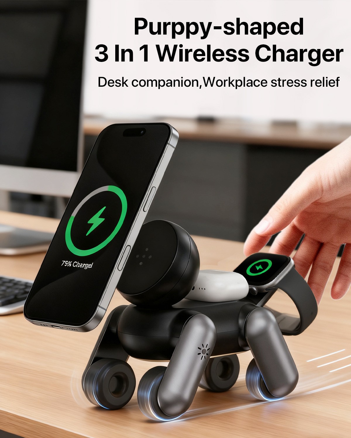 3-in-1 Magnetic Wireless Charg - đánh giá và giá Smartwatch Phone Watches