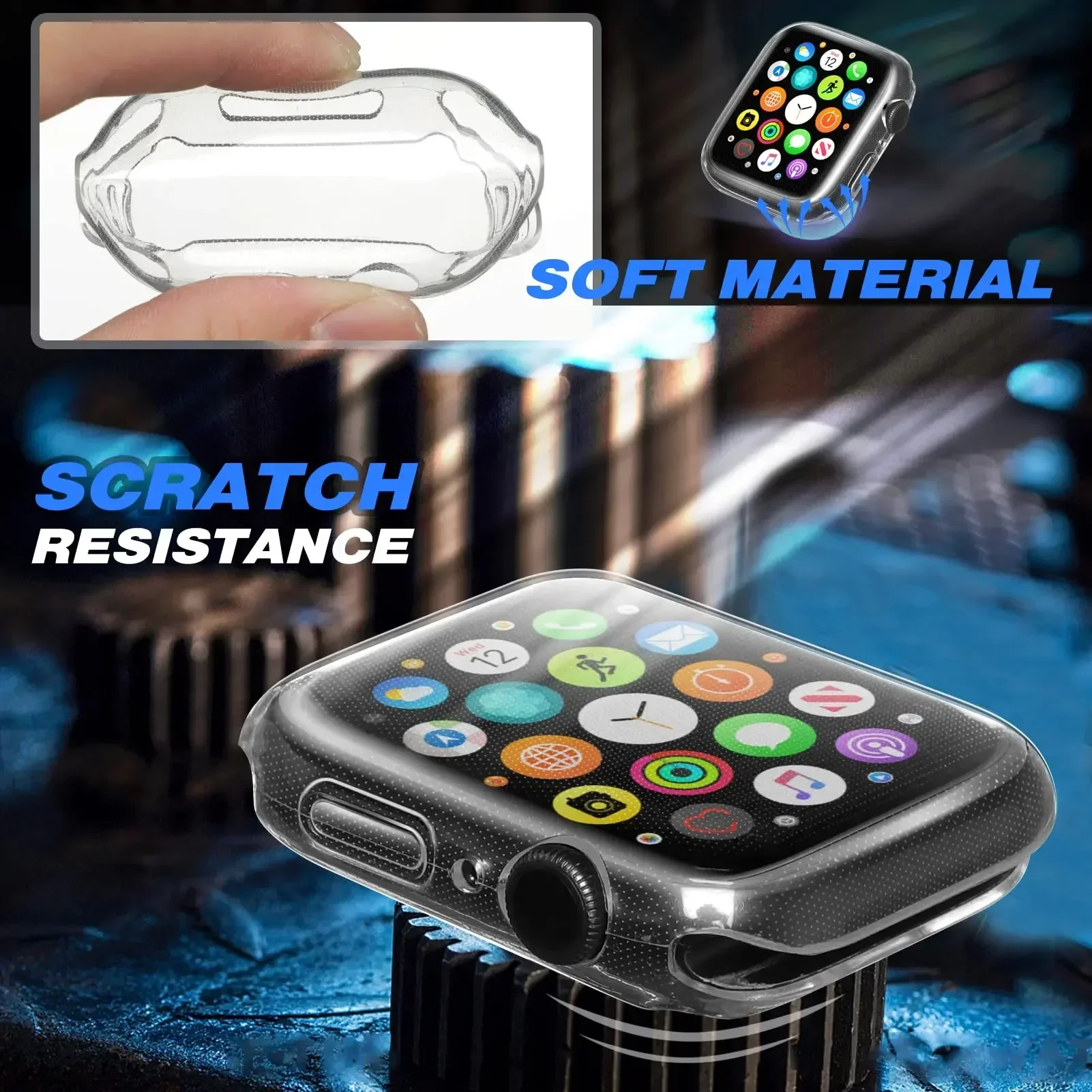 Cover For Apple Watch Case 44m - đánh giá và giá Smartwatch Iphone Watches For Women