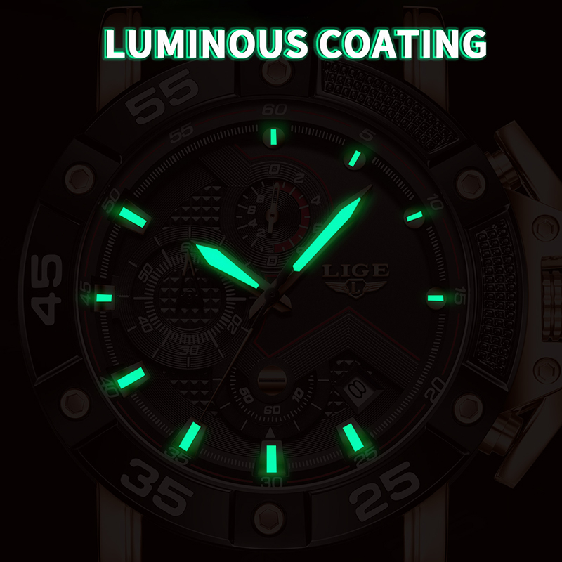 LIGE quartz Top brand luxury w - đánh giá và giá Smartwatch Watches Brands For Men