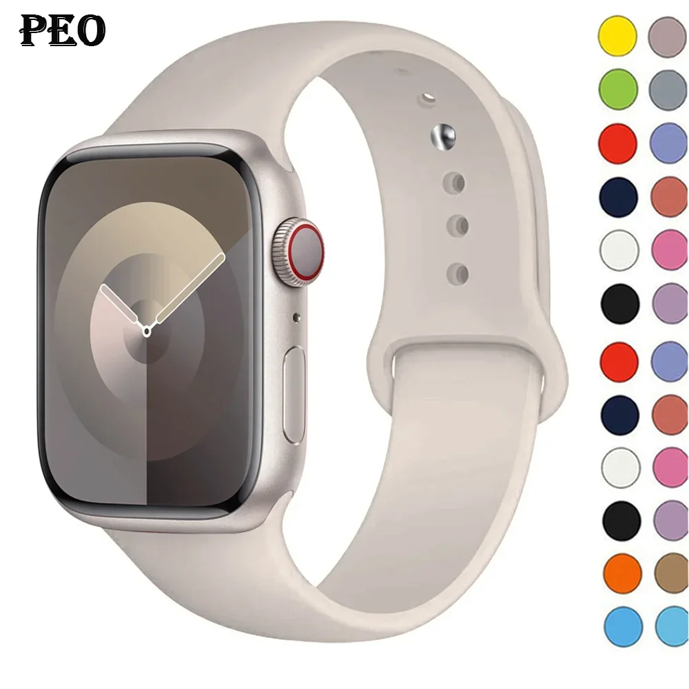 Silicone Band For Apple Watch  - đánh giá và giá Smartwatch Iphone Watches For Women