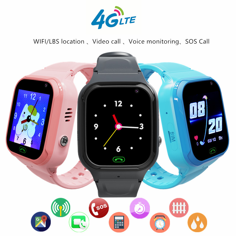 4G Kids Smart Phone Watch Vide - đánh giá và giá Smartwatch Digital Watches For Kid Boy With Alarm