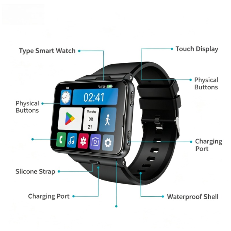 S999 Plus Smart Watch, 4G Andr - đánh giá và giá Smartwatch Watches For Mens