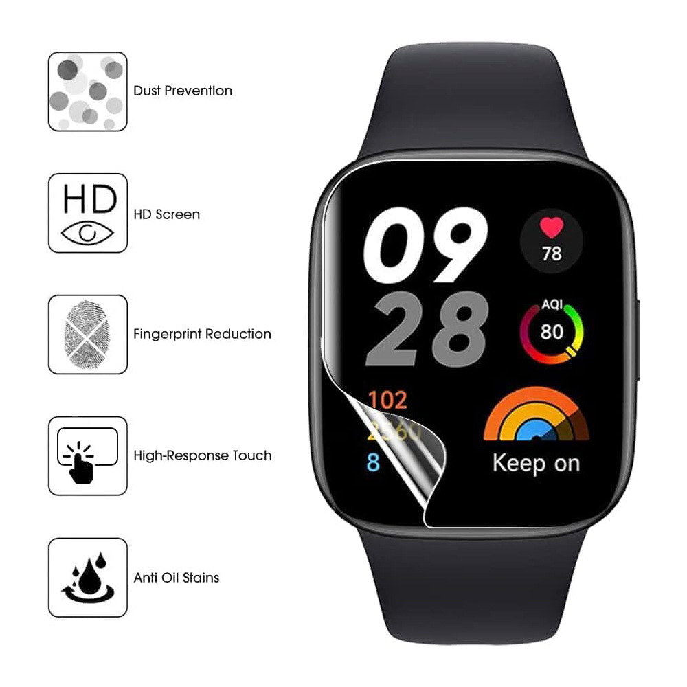 3/6pcs Hydrogel Protective Fil - đánh giá và giá Watch Redmi