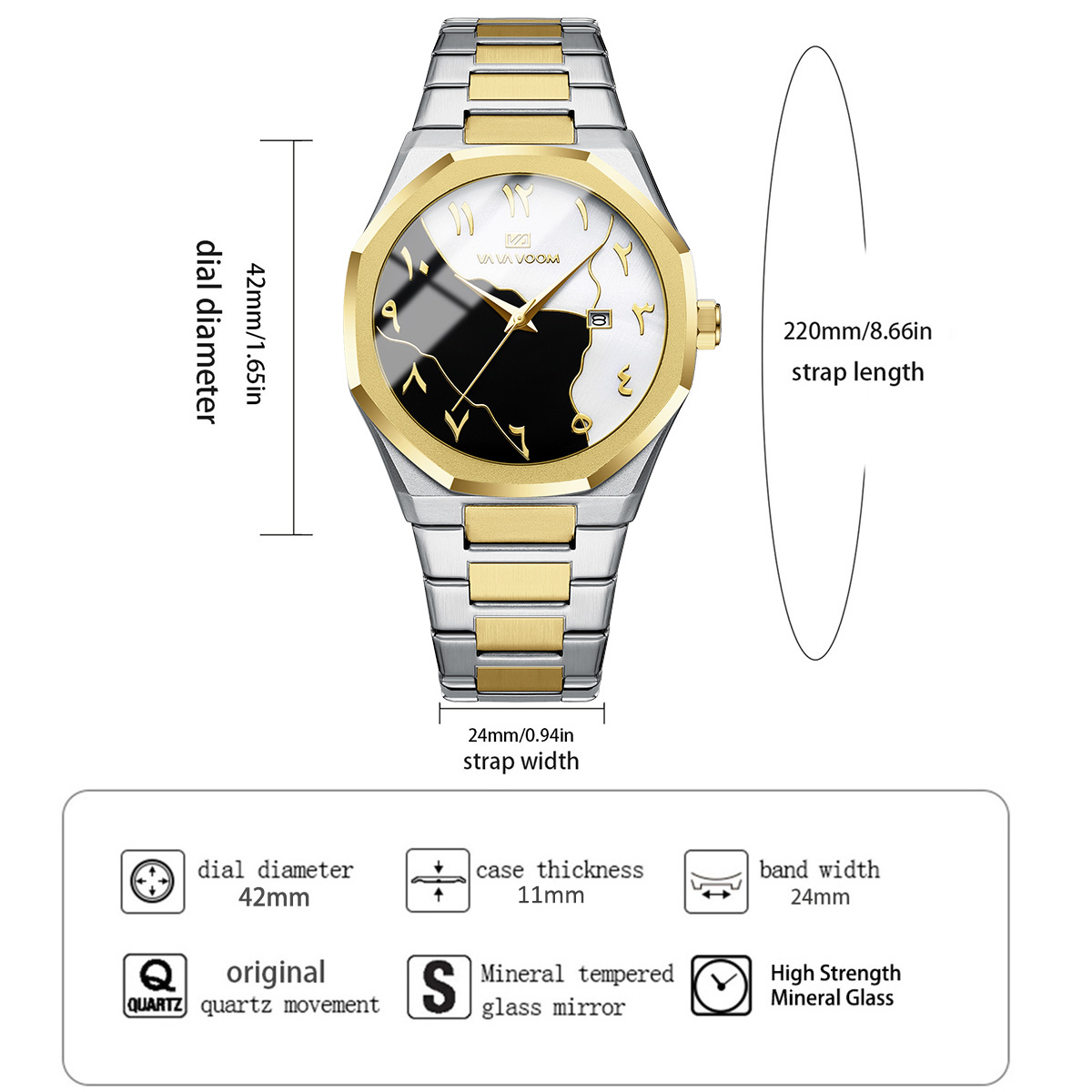 Top Brand Men Watch Marble Dia - đánh giá và giá Smartwatch Watches Brands For Men