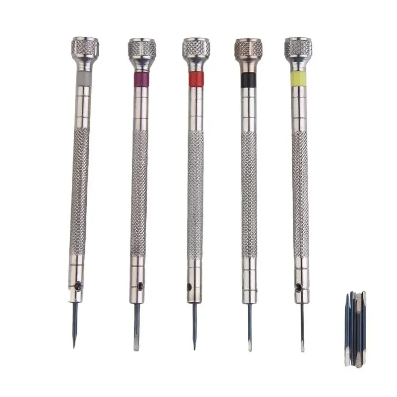5pcs/set 0.8-1.6mm Steel Screw - đánh giá và giá Watchmaker Screwdriver