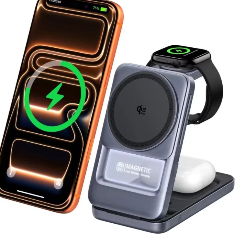 3 in 1 Magnetic Wireless Charg - đánh giá và giá Smartwatch Phone Watches