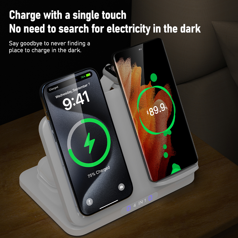 4 in 1 Dual Phone Wireless Cha - đánh giá và giá Smartwatch Phone Watches