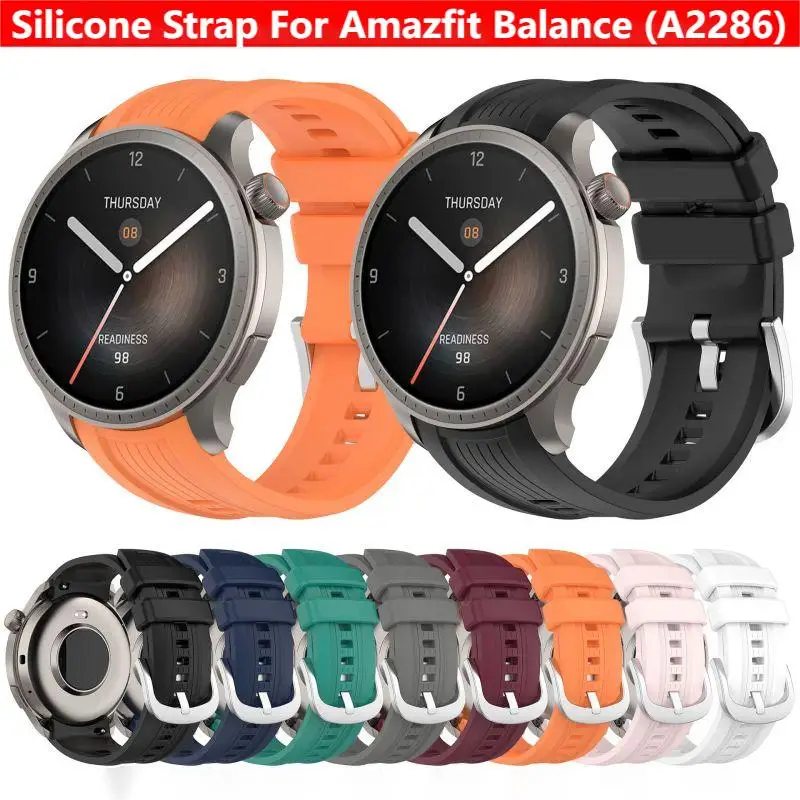 Silicone Strap for Amazfit Bal - đánh giá và giá Smartwatch English