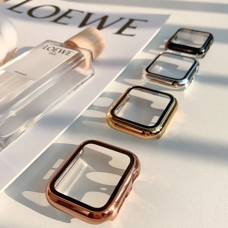 Glass+case For Apple Watch ban - đánh giá và giá Smartwatch Iphone Watches For Women