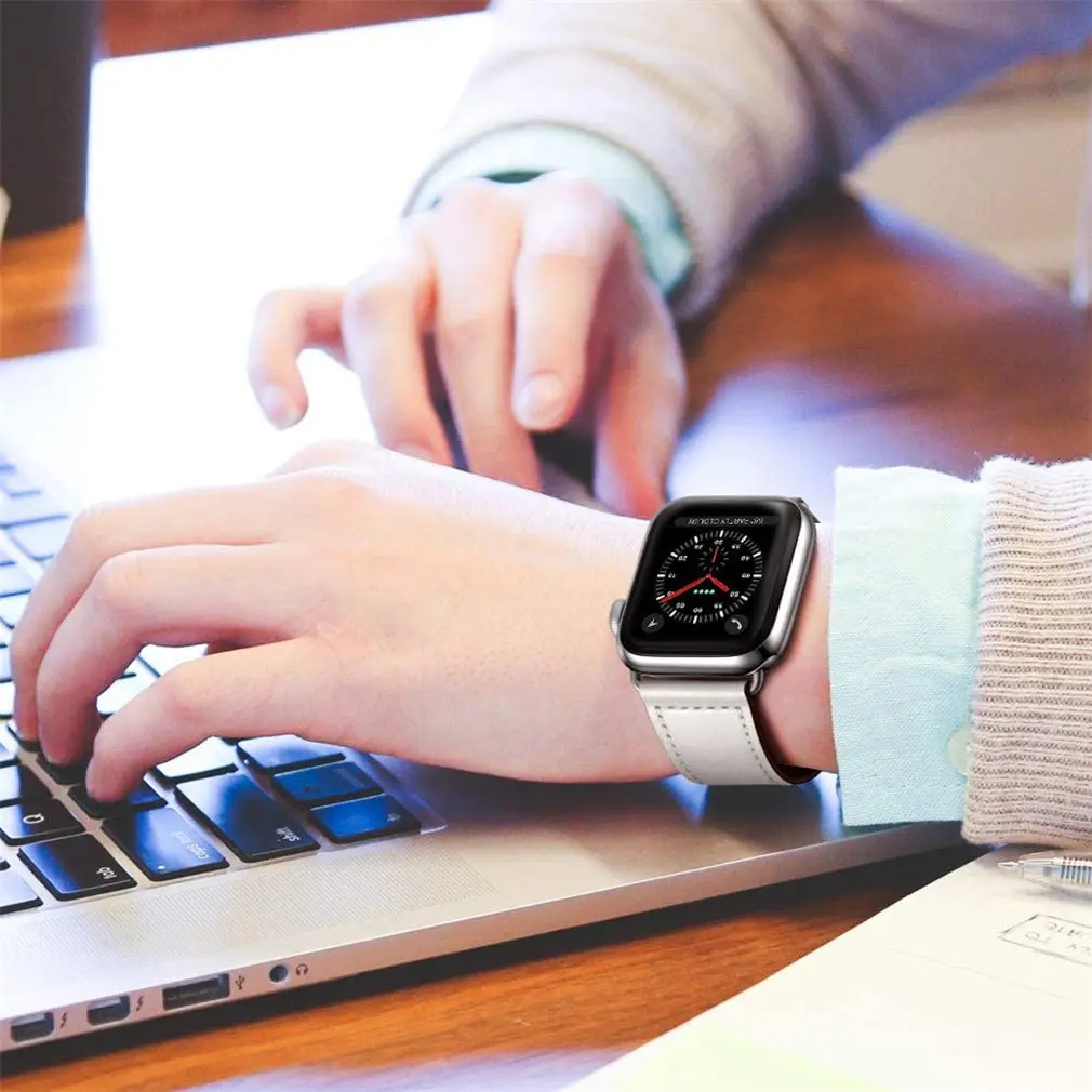 Leather band For Apple watch U - đánh giá và giá Smartwatch Iphone Watches For Women