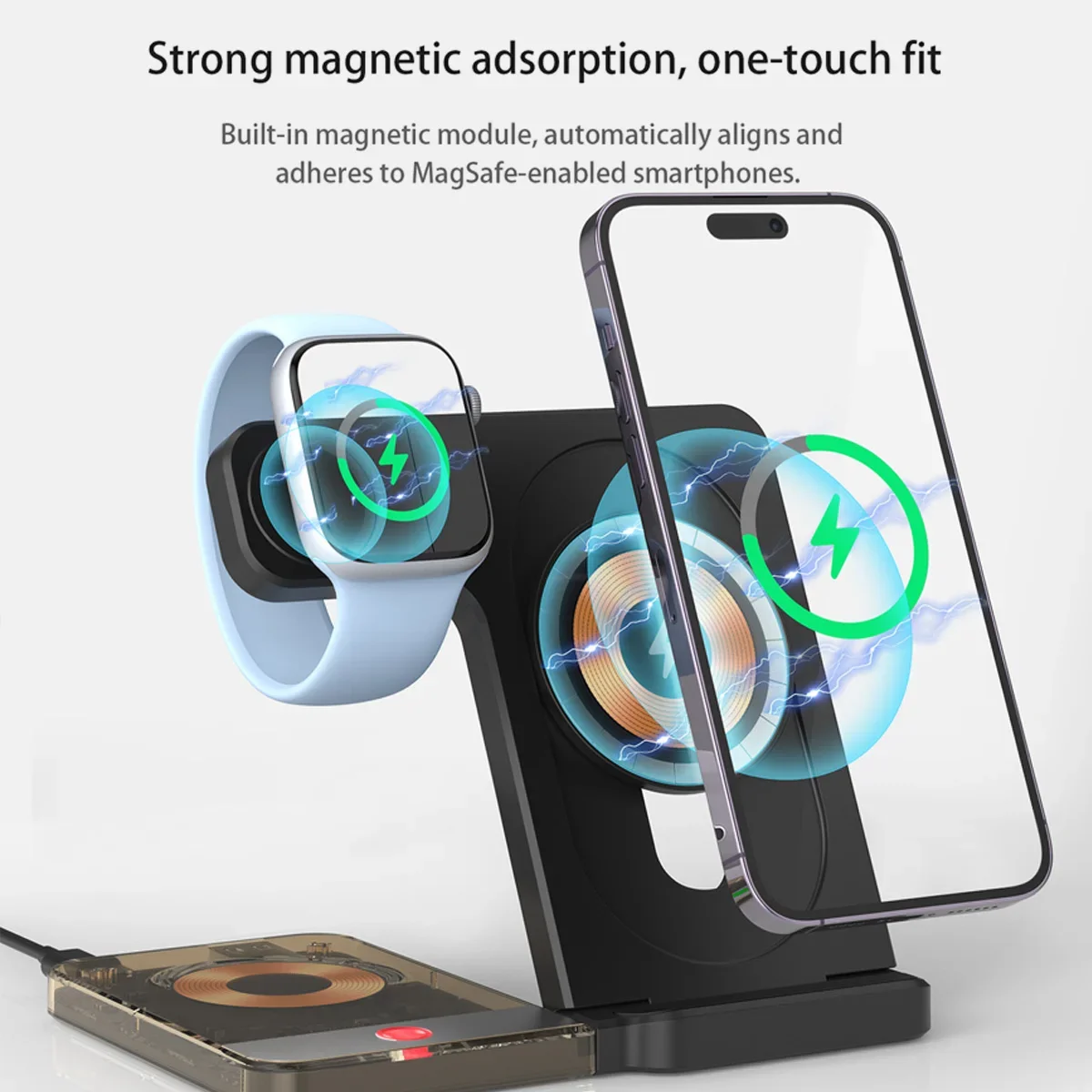 15W MagSafe Compatible Wireles - đánh giá và giá Smartwatch Phone Watches